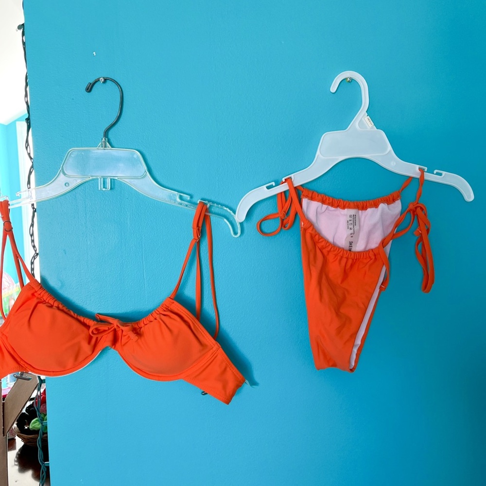 Orange bikini set